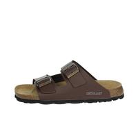 Grunland CB3013 testa di moro uomo ciabatta a due fasce in ecopelle sottopiede scamosciato (numeric_43)