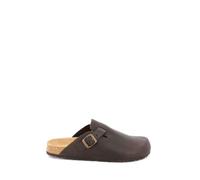 Grunland CB7034 Robi Ciabatta Uomo in Pelle INGRASSATA Plantare BIRK
