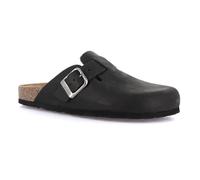 GRUNLAND CB9967 ciabatta Donna punta chiusa, tipo Birkenstok color NERO