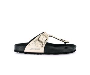 Grunland CC-0064-70-SARA-PLATINO infradito donna PE25