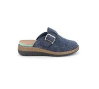 Grunland CE0469 dasa ciabatte in feltro di lana con plantare BLU, 40