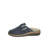 GRUNLAND CE0865 DASA Ciabatta Plantare Estraibile Chiusa Panno FIBBIETTA Made in Italy Blu 36
