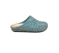 Grunland CI2973 Jeans Blu Ciabatte Pantofole da Donna in Feltro Calde Suola in Gomma Tirolesi Invernali Calde 39