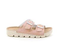 GRUNLAND VEG SOFF ciabatte doppia fascia vegan Donna comfort ricilate - Colore: Rosa, Taglia: 40