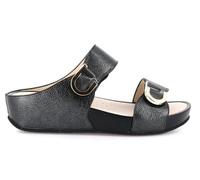 GRUNLAND CI3117-C9 DIRA CIABATTE SCARPE DA INFILARE DONNA DOPPIO STRAPPO NERO