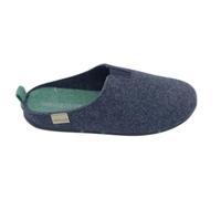 Grunland CI3189 pantofola panno blu-verde fondo gomma 5/6