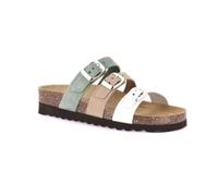 Grunland Ciabatta a Tre Fasce Multicolor | Hola CB1821 Beige-Multi 35