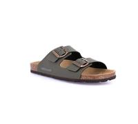 Grunland Ciabatta Basic con Tomaia in Materiale Riciclato | Sara CB1557 Oliva 36