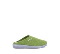 Grunland Ciabatta Basic da Donna in Feltro di Vera Lana CI2618 Verde-Beige 36