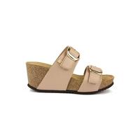 Grunland Ciabatta con Doppia Fibbia e Maxi Zeppa| EILA CB2615 Beige 35