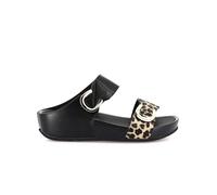 Grunland Ciabatta con Fascia Animalier | DIRA CI3124 Nero 39