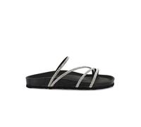 Grunland Ciabatta con Listini di Strass | Sara CB0836 Nero-Nero 37