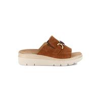 Grunland Ciabatta con Maxi Fascia in Pelle e Accessorio | MOLL CE0481 Cuoio 36