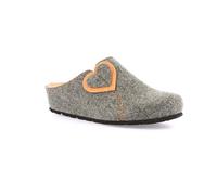 Grunland Ciabatta con Zeppa e Cuore Applicato | GEMY CI3071 Taupe 39