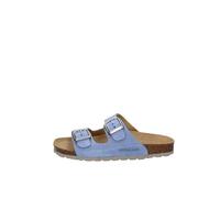 Grunland Ciabatta da Donna a Doppia Fascia in camoscio | Sara CB2631 Jeans 41