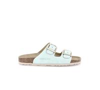 Grunland Ciabatta da Donna a Doppia Fascia in camoscio | Sara CB2631 Menta 38