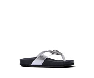 GRUNLAND Ciabatta donna argento 40