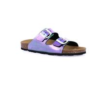 Grunland Ciabatta Donna Doppia Fibbia | Sara CB2425 Nero Metal 38