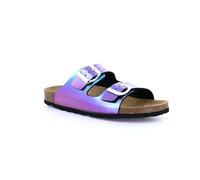 Grunland Ciabatta Donna Doppia Fibbia | Sara CB2425 Nero Metal 41