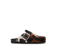 GRUNLAND Ciabatta donna marrone in cavallino 37