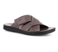 Grunland Ciabatta in Pelle con incroci | LAPO CI3082 Caffe' 42