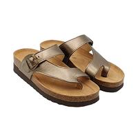 Grunland Ciabatta in Sughero Naturale e Nabuk | Hola CB0084 Bronzo 37