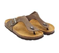 Grunland Ciabatta Infradito da Uomo in Pelle | BOBO CC3007 Taupe 41