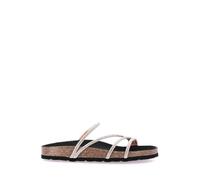 GRUNLAND CHAMPAGNE 70SARA sandali Donna 38