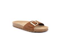 Grunland Ciabatta monofascia in camoscio | Sara CB2633 Marrone 38