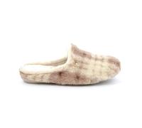 Grunland Ciabatta Peluche a Scacchi | Faye CI2546 Beige 38