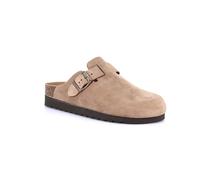 Grunland Ciabatta Punta Chiusa in Nabuk | Hola CB1810 Taupe 41
