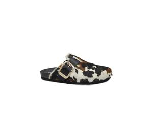 Grunland Ciabatta Punta Chiusa Invernale Animalier | Sara CB0793 Marrone-Multi 38