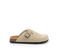Grunland Ciabatta puntachiusa in pelle ingrassata | BOBO CB2224 BEIGE 43