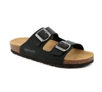 GRUNLAND CIABATTE A DOPPIA FIBBIA DONNA ESTATE CB1557 N SARA NERO