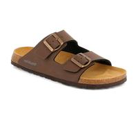 GRUNLAND CIABATTE A DOPPIA FIBBIA UOMO ESTATE CB3012 M BOBO MOGANO