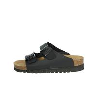 Grunland Hola CB2445 Nero Ciabatte Donna BIRK Anatomiche Fibbie re-Soft 37