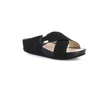 Grunland ciabatte da donna sandali pantofole con zeppa strappo camoscio CI3116