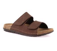 GRUNLAND CIABATTE DOPPIA FASCIA CON STRAP UOMO ESTATE CI3126 SIRU TESTA DI MORO