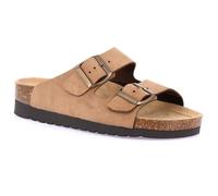 GRUNLAND CIABATTE DOPPIA FASCIA DONNA ESTATE CB2569 T HOLA TAUPE