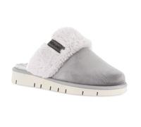 GRUNLAND CIABATTE IN ECO PELLICCIA DONNA INVERNO CI3023 G LOXI GRIGIO