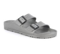 GRUNLAND Ciabatte in Eva Doppia Fibbia Uomo Estate CI2613 A Dato Antracite (43)