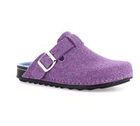 GRUNLAND Ciabatte in Feltro Donna Inverno CI2972 VS PILA Viola - Sky (38)