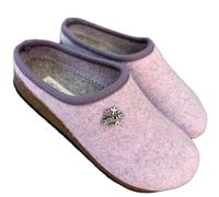 GRUNLAND ciabatte sabot donna in feltro di vera lana cotta GARDENIA ciabatte comode prodotte in italia (confetto, 40, Sistema Taglie Calzature EU, Adulto, Donna, Numero, Media, 40)