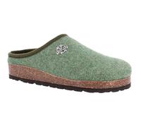 GRUNLAND ciabatte sabot donna in feltro di vera lana cotta GARDENIA ciabatte comode prodotte in italia (verde, 36, Sistema Taglie Calzature EU, Adulto, Donna, Numero, Media, 36)