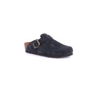 Grunland Clog in Nabuk con Leggera Zeppa | Left CB2973 Navy 38