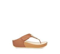 GRUNLAND DIRA CI1583 Cuoio Scarpe Ciabatte Donna Zeppa Infradito Strappo 37