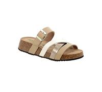 Grunland ENNA CB3055 Terra Multi Beige Ciabatte Donna Zeppa Fasce Strappo 39