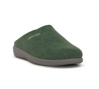 Grünland ciabatta basic da donna in feltro di vera lana , erba/panna, taglia 39