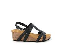 Grunland, ERSI SB2473, Sandalo, Pelle, Nero - 40