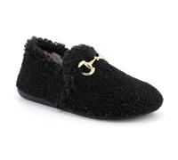 Grunland GLES PA1170 nero donna ciabatte pantofole plantare estraibile tessuto lana 38